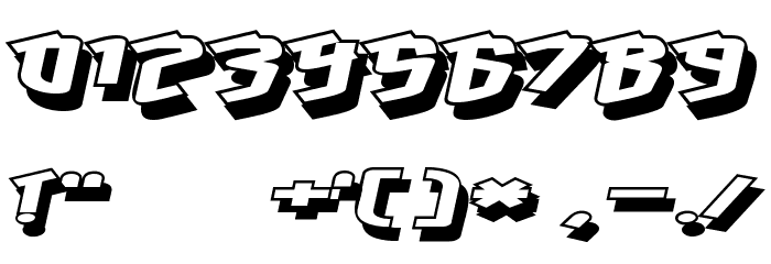 Hawkeye Font OTHER CHARS