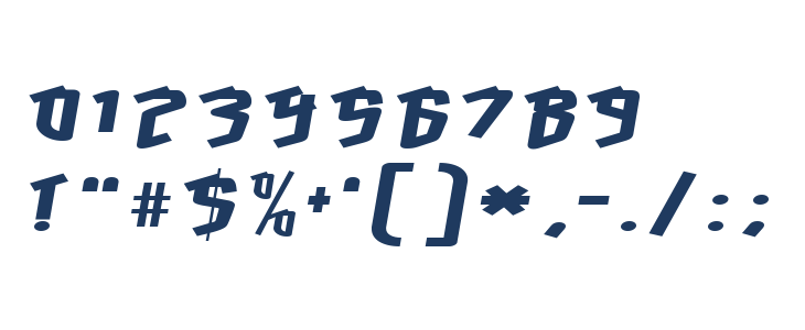 HawkeyeFront-Regular Other Characters