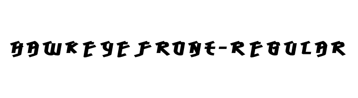 HawkeyeFront-Regular  नि: शुल्क फ़ॉन्ट्स डाउनलोड