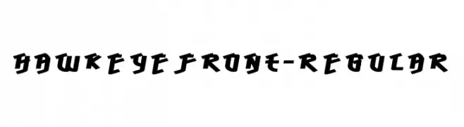 HawkeyeFront-Regular  تنزيل الخطوط