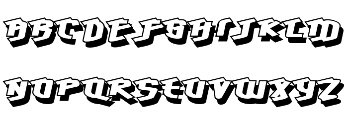 Hawkeye Font LOWERCASE