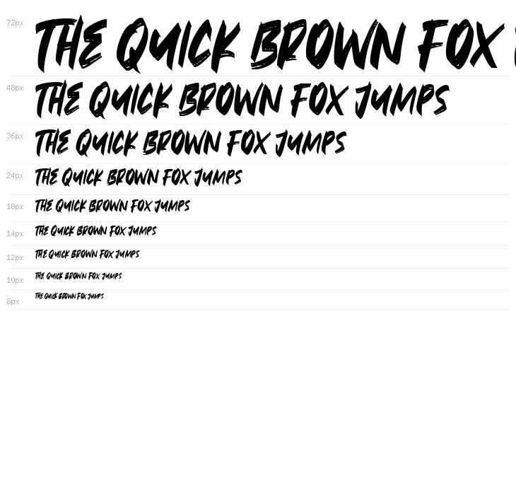 Hawkeyes Free Font Regular Waterfall