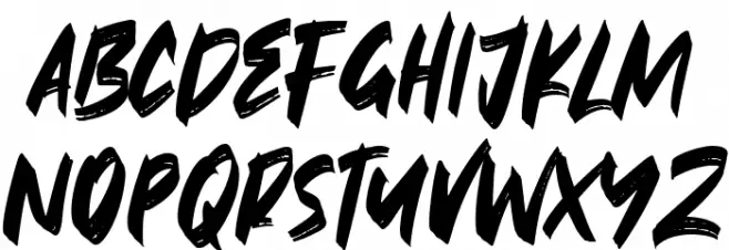 Hawkeyes Free Font Regular Fuentes MINÚSCULAS