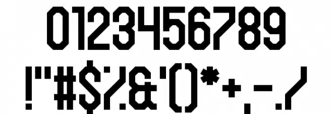 Hawking Bowen Font OTHER CHARS