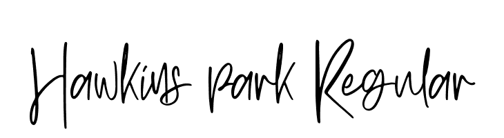 Hawkins park Regular  baixar fontes gratis
