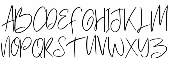 Hawkins park Regular Schriftart Groß