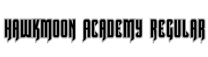 Hawkmoon Academy Regular  Frei Schriftart Herunterladen