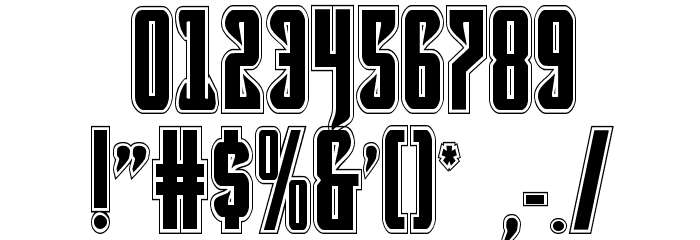 Hawkmoon Academy Regular Font OTHER CHARS