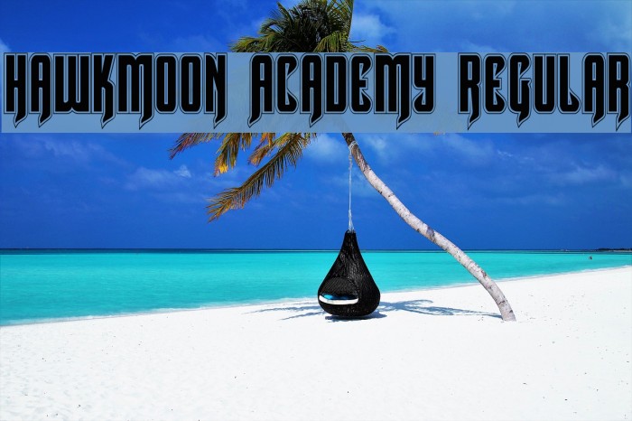 Hawkmoon Academy Regular Font examples
