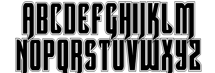 Hawkmoon Academy Regular Font LOWERCASE