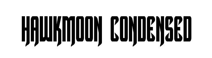 Hawkmoon Condensed  免费字体下载