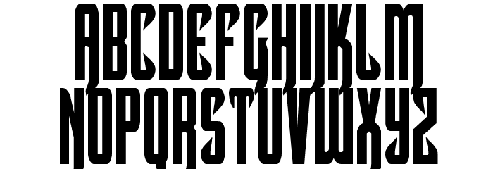 Hawkmoon Condensed Font LOWERCASE