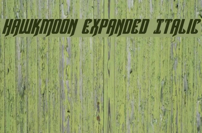 Hawkmoon Expanded Italic Example 2