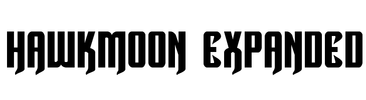 Hawkmoon Expanded Font