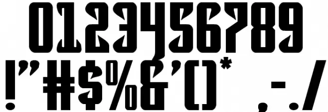 Hawkmoon Expanded Font OTHER CHARS