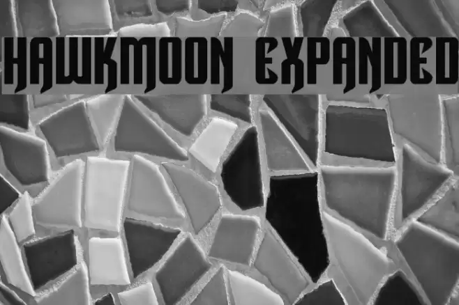 Hawkmoon Expanded Font examples