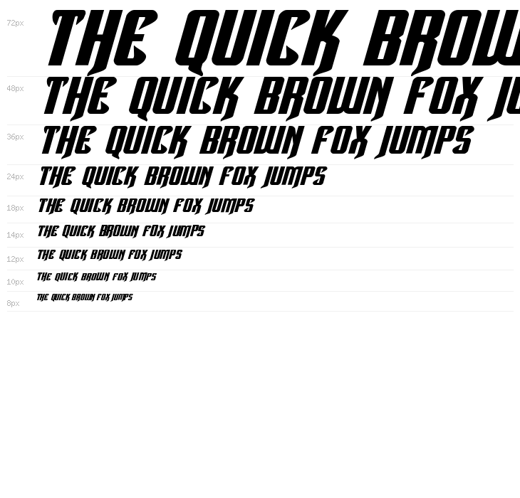 Hawkmoon Extra-expanded Italic Waterfall