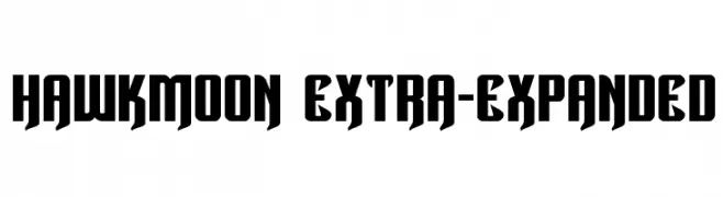 Hawkmoon Extra-expanded  les polices de caractères gratuit tlcharger