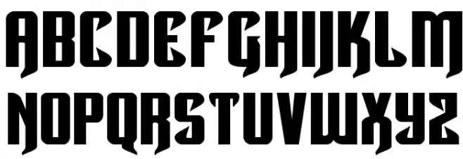 Hawkmoon Extra-expanded 字体 小写