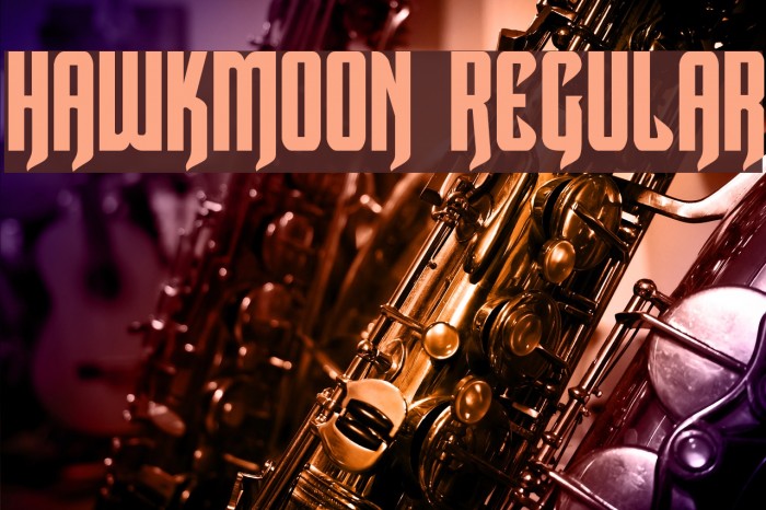Hawkmoon Regular Font examples