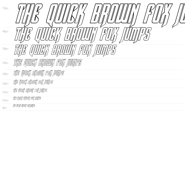 Hawkmoon Shadow Italic Waterfall