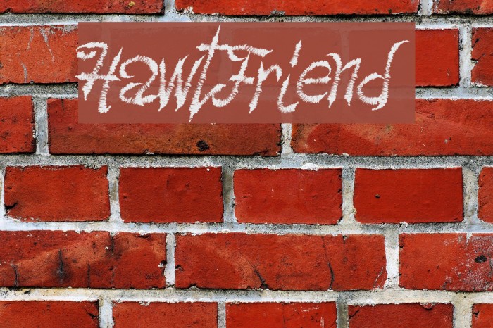 HawtFriend Font examples