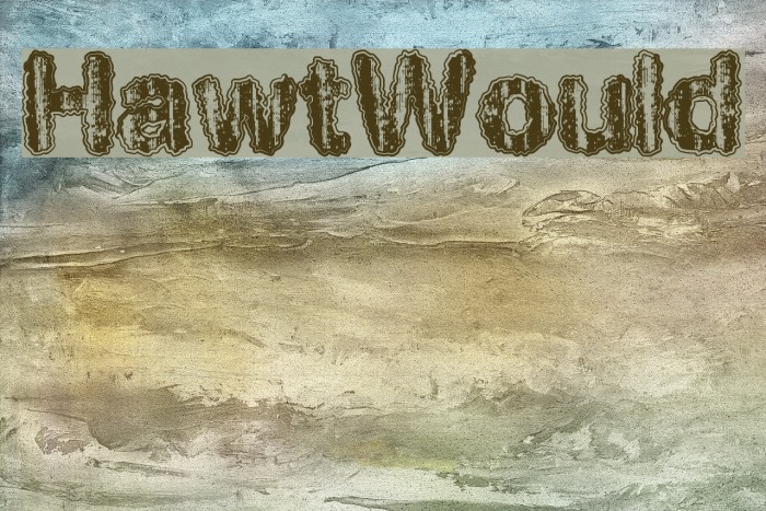 HawtWould Font examples