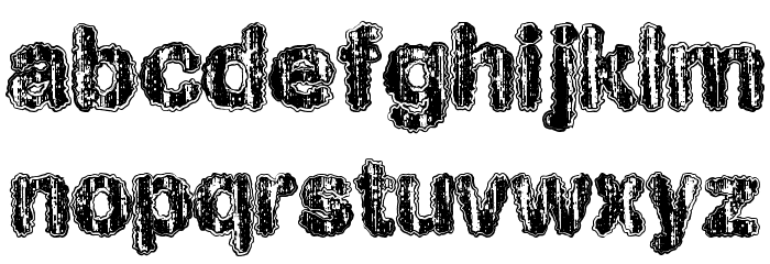 HawtWould Font LOWERCASE