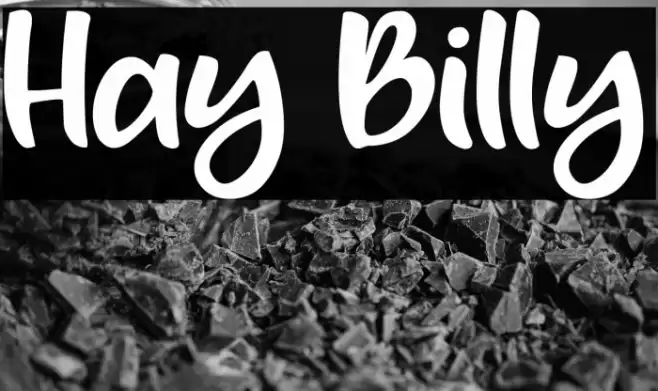 Hay Billy Font examples