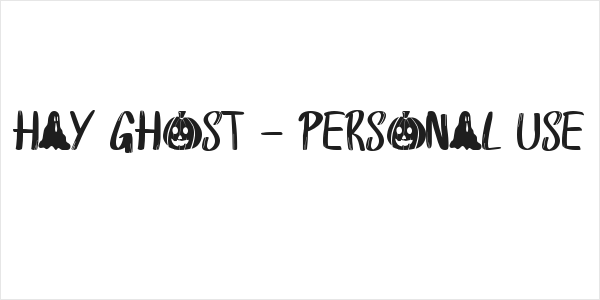 Hay Ghost - Personal Use Logo