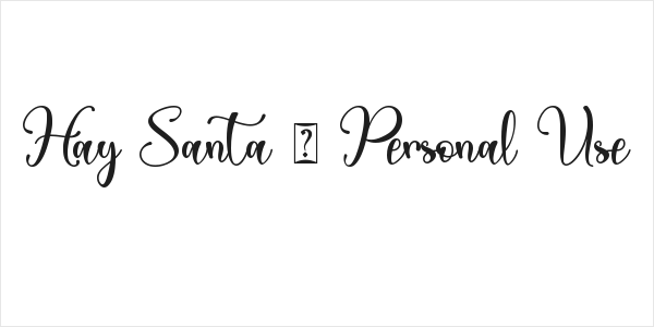 Hay Santa - Personal Use Logo