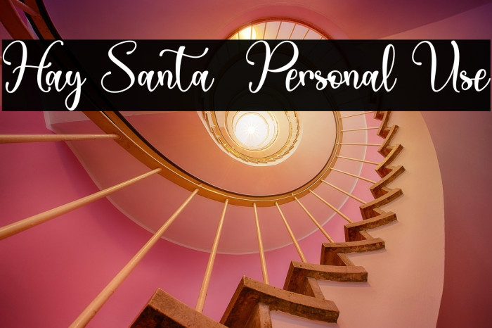 Hay Santa - Personal Use Example 2