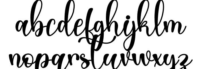 Hay Santa - Personal Use Font LOWERCASE