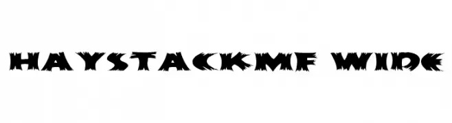 HayStackMF Wide  フリーフォントのダウンロード