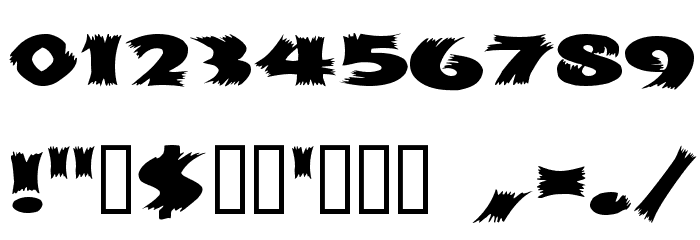 HayStackMF Wide Font OTHER CHARS