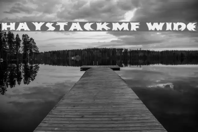 HayStackMF Wide Font examples