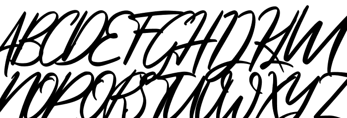 Hayabuka Font UPPERCASE
