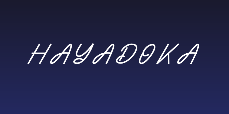 Hayadoka Social Header