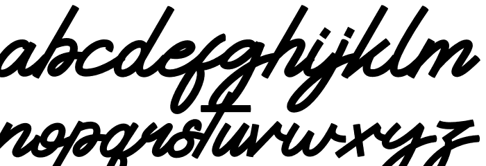 Hayadoka Font LOWERCASE