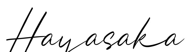 Hayasaka  免费字体下载