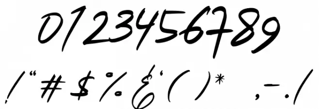 Hayasaka Font OTHER CHARS