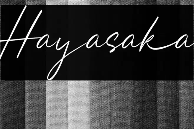 Hayasaka Font examples