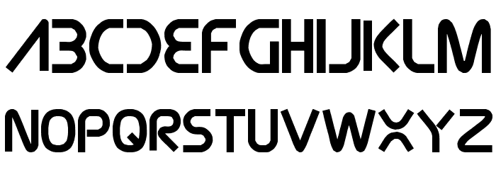Hayasaw Font LOWERCASE