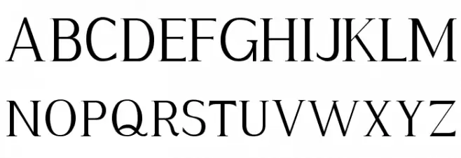 Hayashi-Serif Schriftart Groß