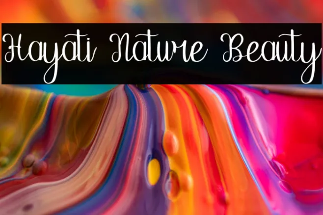 Hayati Nature Beauty Example 1