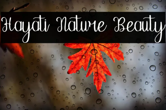 Hayati Nature Beauty Example 3