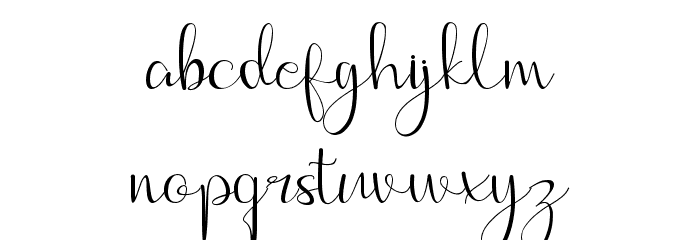 Hayatti Font LOWERCASE