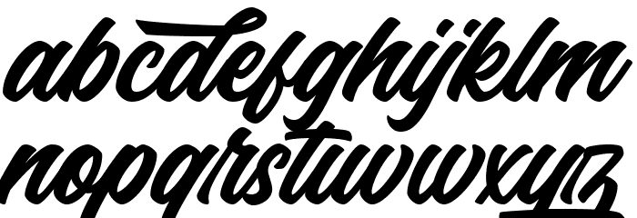 Haydes Font LOWERCASE