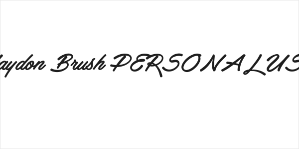 Haydon Brush PERSONAL USE Logo
