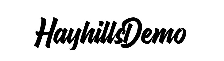 Hayhills Demo  font caratteri gratis